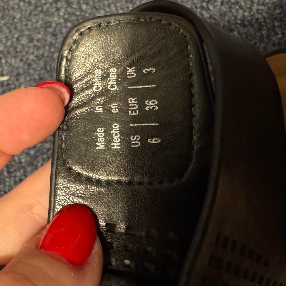 Call It Spring Black Lace-Up Heels - Picture 4 of 4